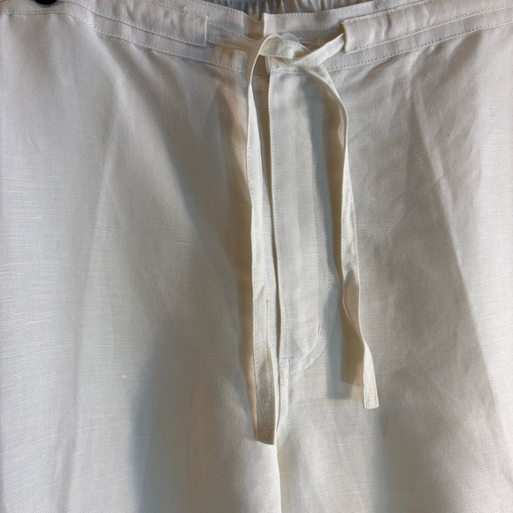 CUBAVERA Sz XXL 100% Linen Pants Drawstring Straight Relaxed Leg Trousers NEW - Picture 4 of 11